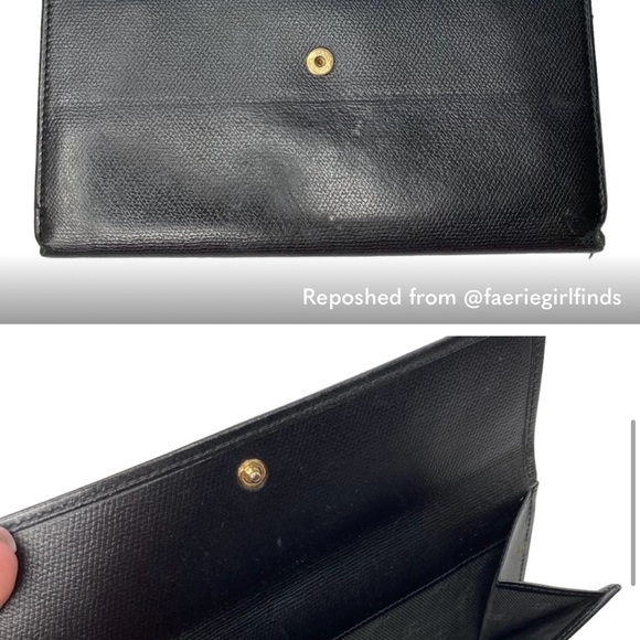 Authentic Chanel Sevruga Continental interlocking long wallet in box - Picture 8 of 11